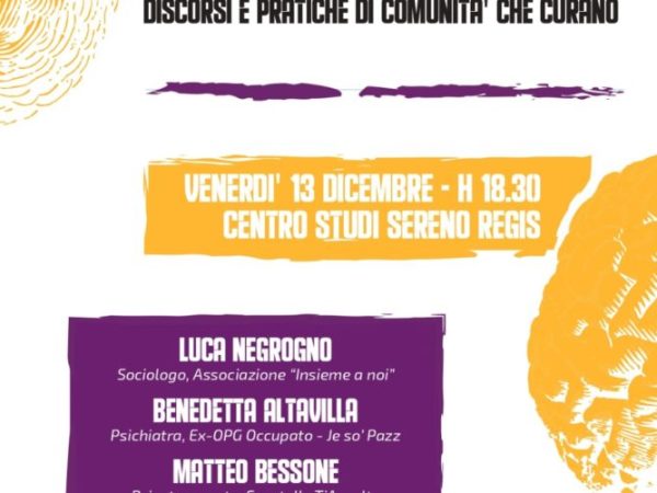 Salute Mentale e Mutualismo: Discorsi e pratiche di comunità che&nbsp;curano.