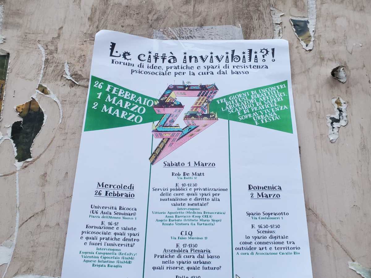 “Le città invivibili?!” – Diario del social forum&nbsp;milanese