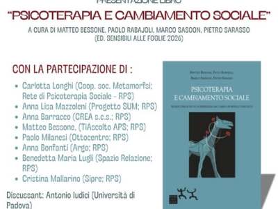 Psicoterapia e cambiamento sociale all’Ordine degli Psicologi della&nbsp;Lombardia
